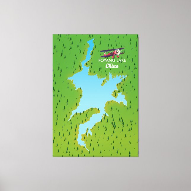 Lienzo Lago Poyang (Anverso)