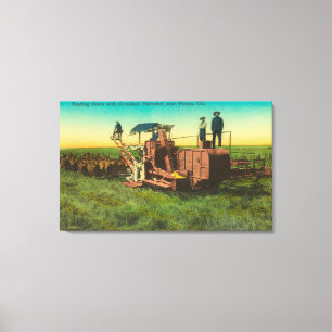 Lienzo Lago SceneShaver del invierno del lago shaver, CA