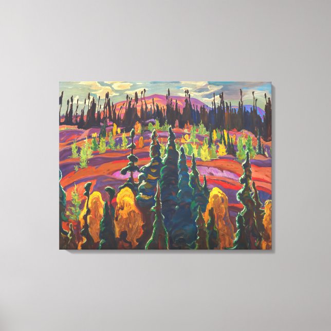 Lienzo Lago Superior | A. Y. Jackson | (Anverso)