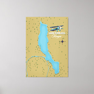 Lienzo Lago Turkana Kenia