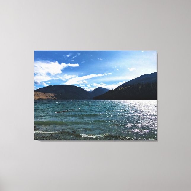 Lienzo Lago Wallowa, Oregón (Anverso)