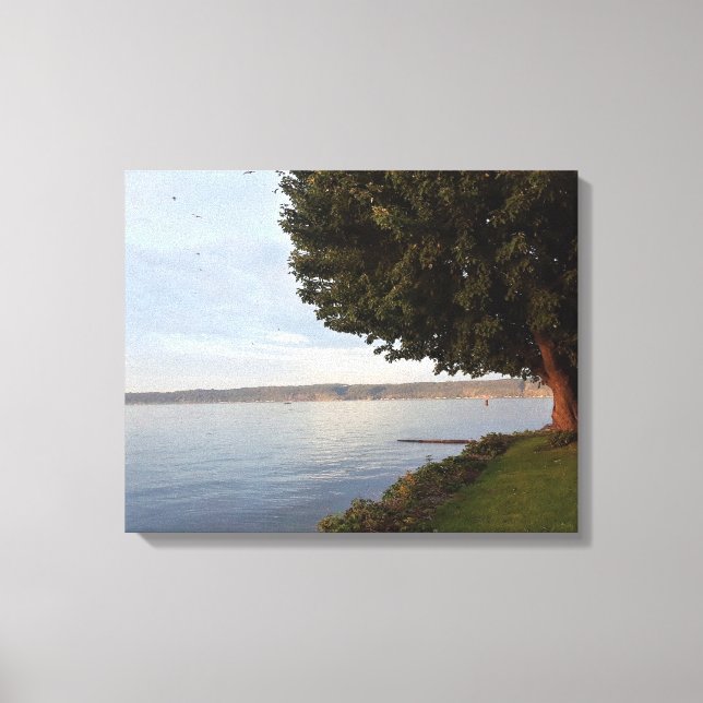 LIENZO LAGOS DE DEDO LAGO CAYUGA (Anverso)