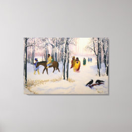 Lienzo Lágrimas de la mañana