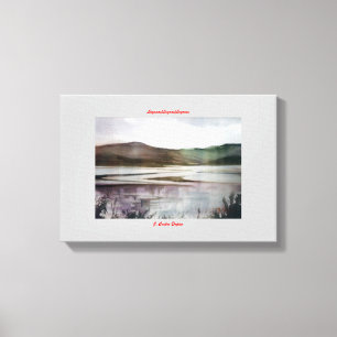 Lienzo Lagunas/Lagoas/Lagoons