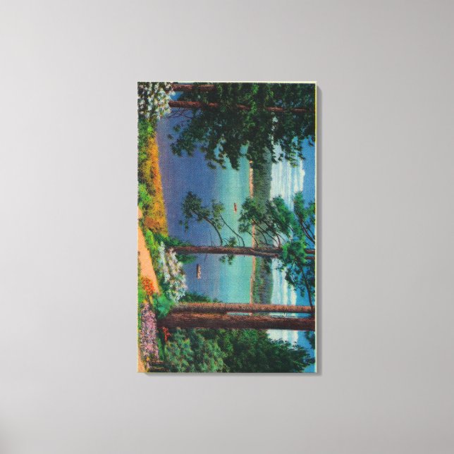 Lienzo Lake Arrowhead ViewLake Arrowhead, CA 2 (Anverso)