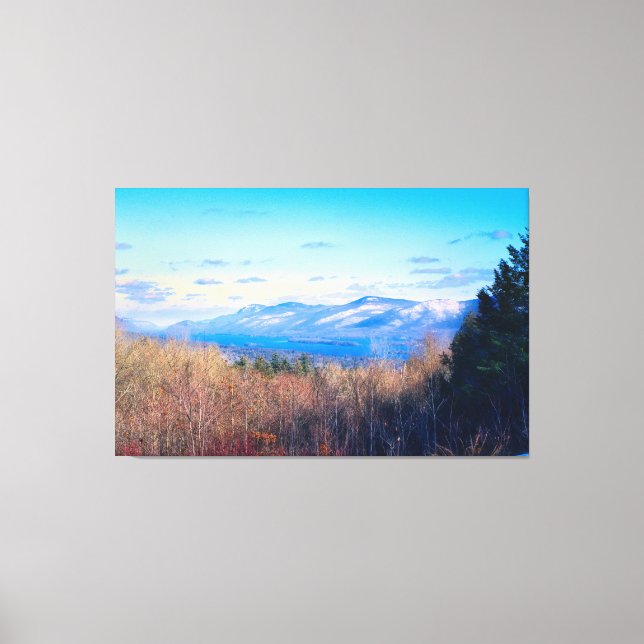 Lienzo Lake George NY (Anverso)