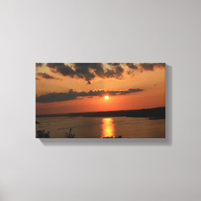 LIENZO LAKE OZARK SUNSET CANVAS (Anverso)