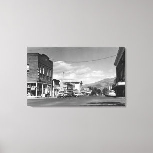 Lienzo Lakeview, Oregon Main Street View Photograph #2