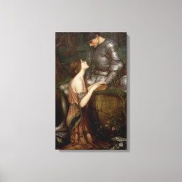 Lienzo Lamia y el soldado (por John William Waterhouse)