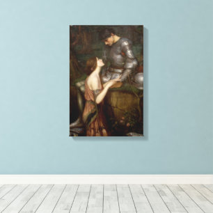 Lienzo Lamia y el soldado por John William Waterhouse