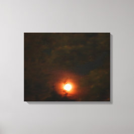 Lienzo Lámina INVIERNO SUPER MOON