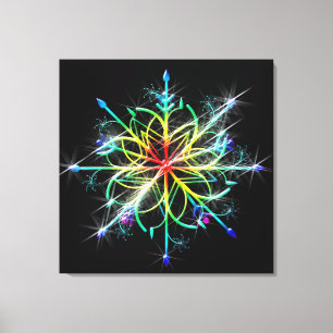 Lienzo Láminas de pared estelar de color retro