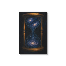 Lámpara celeste con galaxias flotantes