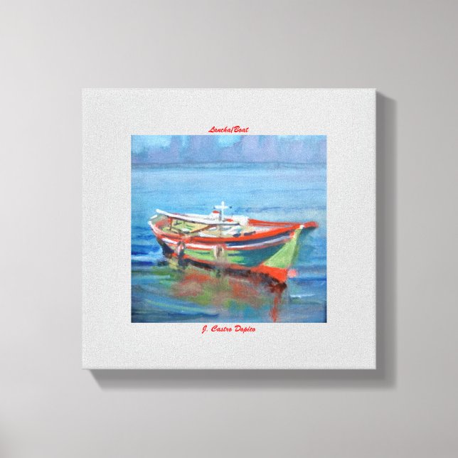 Lienzo Lancha/Boat (Anverso)