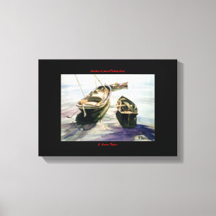 Lienzo Lanchas de pesca