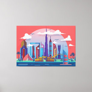 Lienzo Landmark de Dubai
