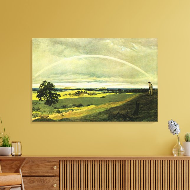 Lienzo Landscape with Rainbow, famous artwork, (Insitu (Sala de estar))