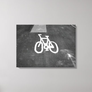 Lienzo Lane de bicicleta