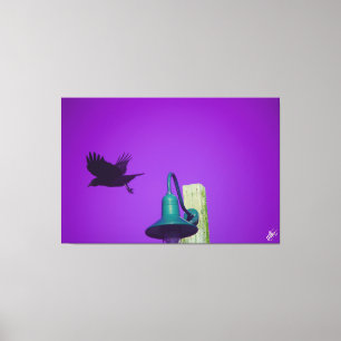 Lienzo Langley Crow en Light Post Series #1
