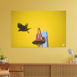 Lienzo Langley Crow en Light Post Series #4