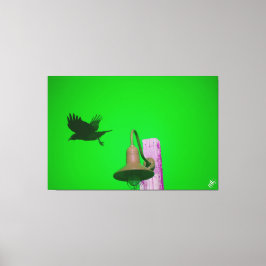 Lienzo Langley Crow en Light Post Series #9