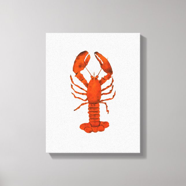 Lienzo Langostino Rojo (Anverso)
