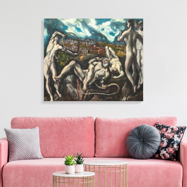 Lienzo Laocoön | El Greco | (Insitu (Sala de estar))