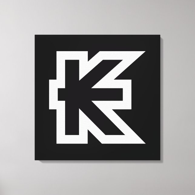 Lienzo Laos Kip Lao/Rótulo de Dinero Laotiano (Anverso)