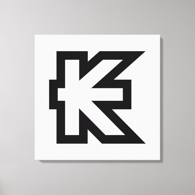 Lienzo Laos Kip Lao/Rótulo de Dinero Laotiano (Anverso)