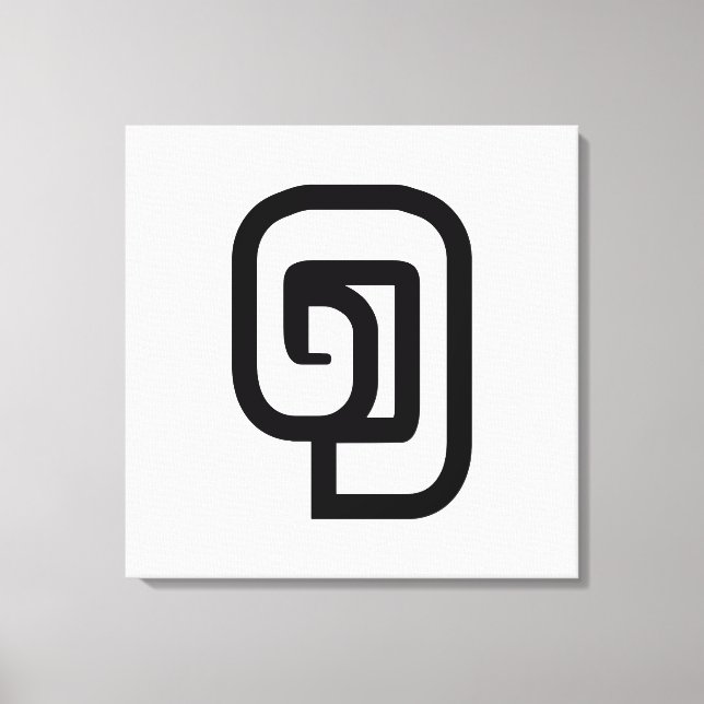 Lienzo Laos/Laos Número 1 / 1 / ໑ (Nung/Nueng) Laotiano (Anverso)