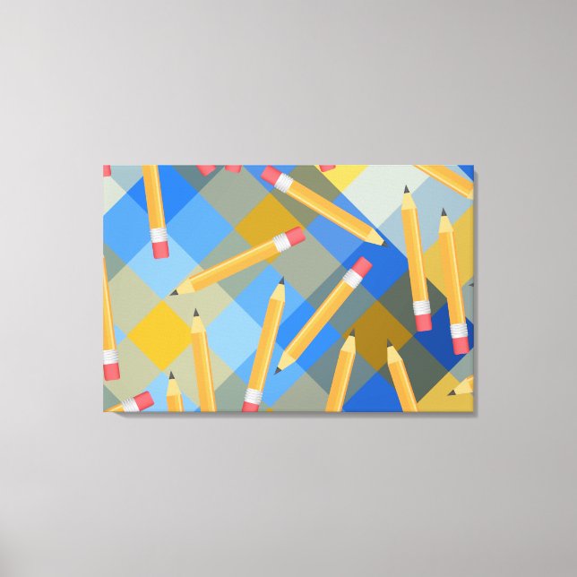 Lienzo Lápices (Anverso)