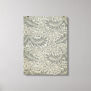 Lienzo Larkspur, diseño del papel pintado, 1872