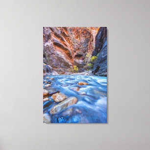 Lienzo Las Agujas Del Río Virgen El 3 De Otoño