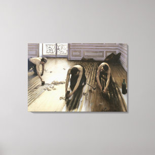 Lienzo Las alisadoras del entarimado, 1875