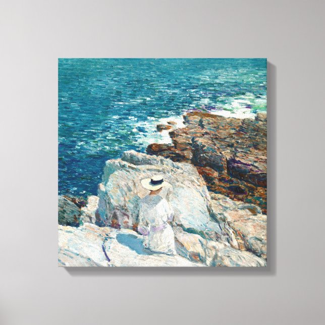 Lienzo Las aristas del sur, auspiciadas por Childe Hassam (Anverso)