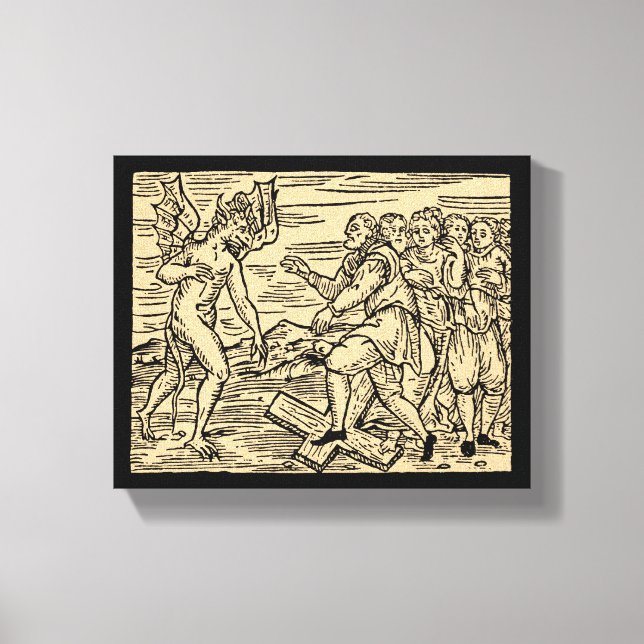 Lienzo Las brujas de Satanás rechazan el cristianismo 8x1 (Anverso)
