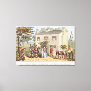 Lienzo Las cabañas de Oakland, el Cheltenham, o los