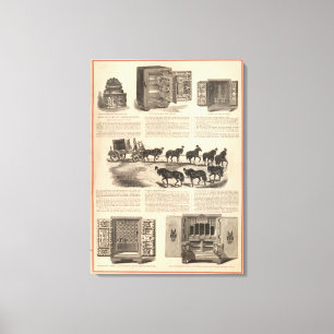 Lienzo Las cajas fuertes de la campeona de patentabilidad