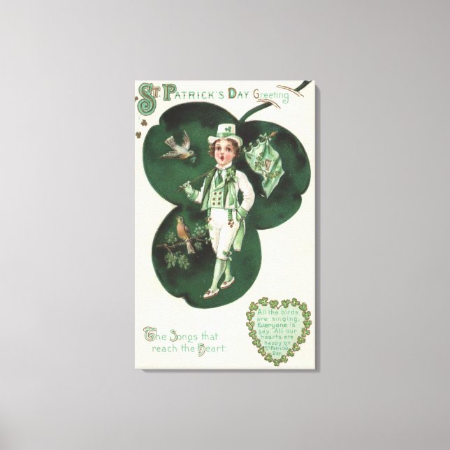 Lienzo Las canciones que llegan al corazón (Anverso)