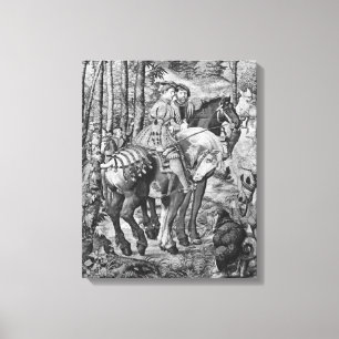 Lienzo Las cazas de Maximiliano, Leo, la caza del macho