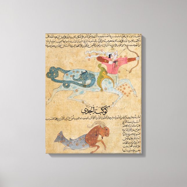 Lienzo Las constelaciones de Sagittarius y (Anverso)