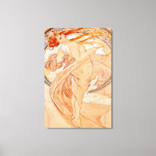 Lienzo Las cuatro artes: danza, Art Nouveau