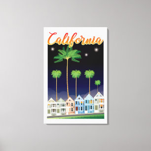 Lienzo Las damas pintadas de noche San Francisco