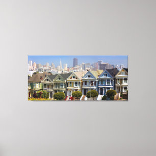 Lienzo Las famosas Painted Ladies de San Francisco