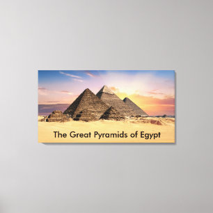 Lienzo Las grandes pirámides de Egipto