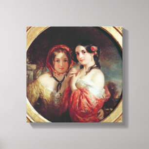 Lienzo Las hermanas