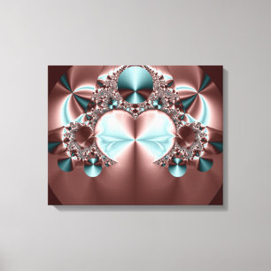 Lienzo Las hojas del satén envolvieron la lona