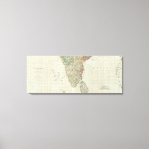 Lienzo Las Indias Orientales, con la sección sur de las c