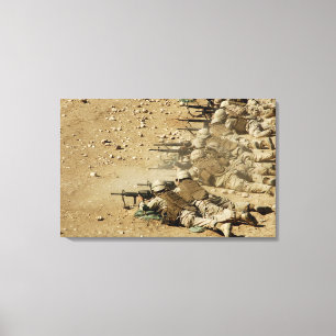 Lienzo Las ingenieros des infanteria de marina de la