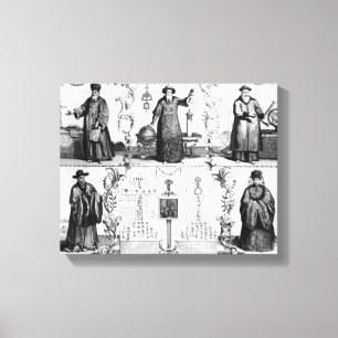 Lienzo Las jesuitas en China